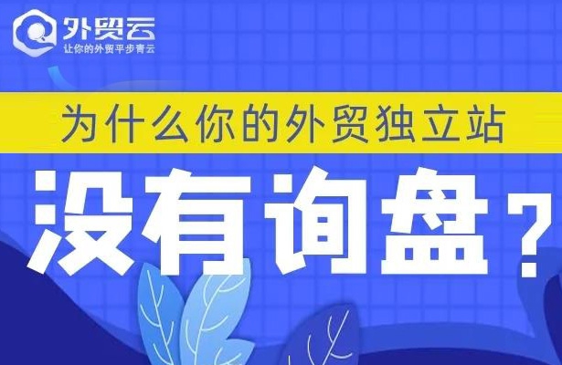 為什么你的外貿企業獨立站沒有詢盤？